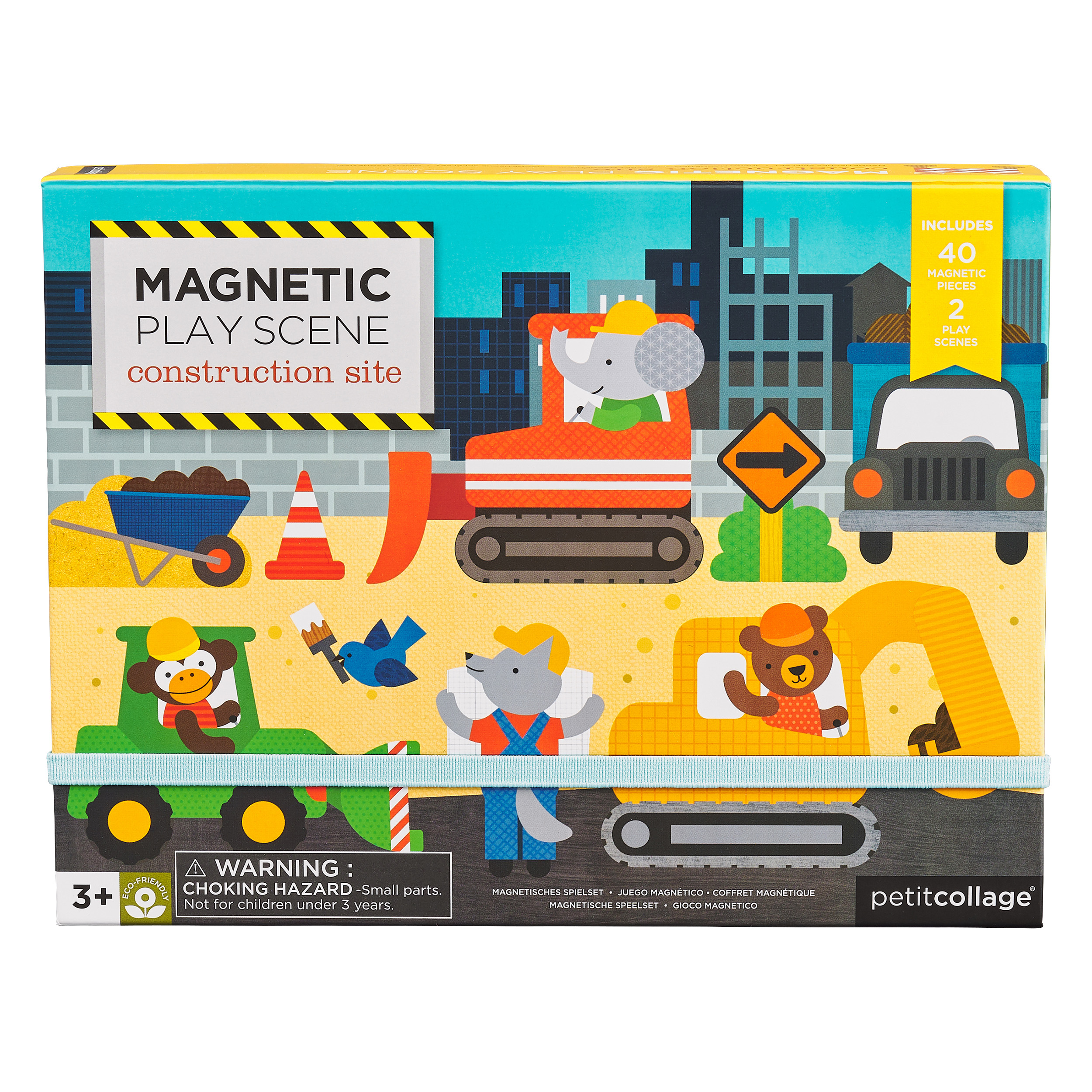 Magnetic Play Scene- Construction Site 